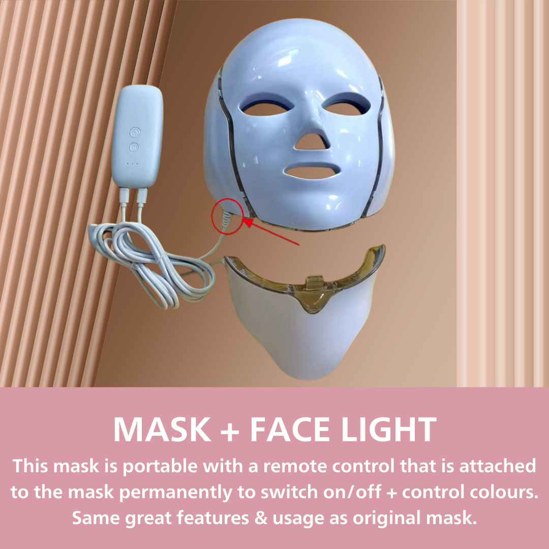 Red Light Therapy 7 Colour LED Face Mask